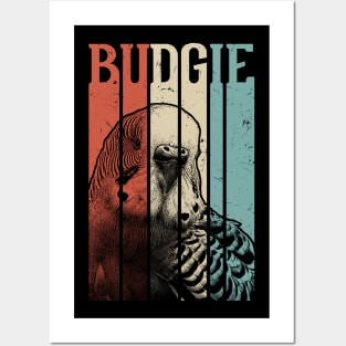 80s Retro Vintage Budgie Posters and Art